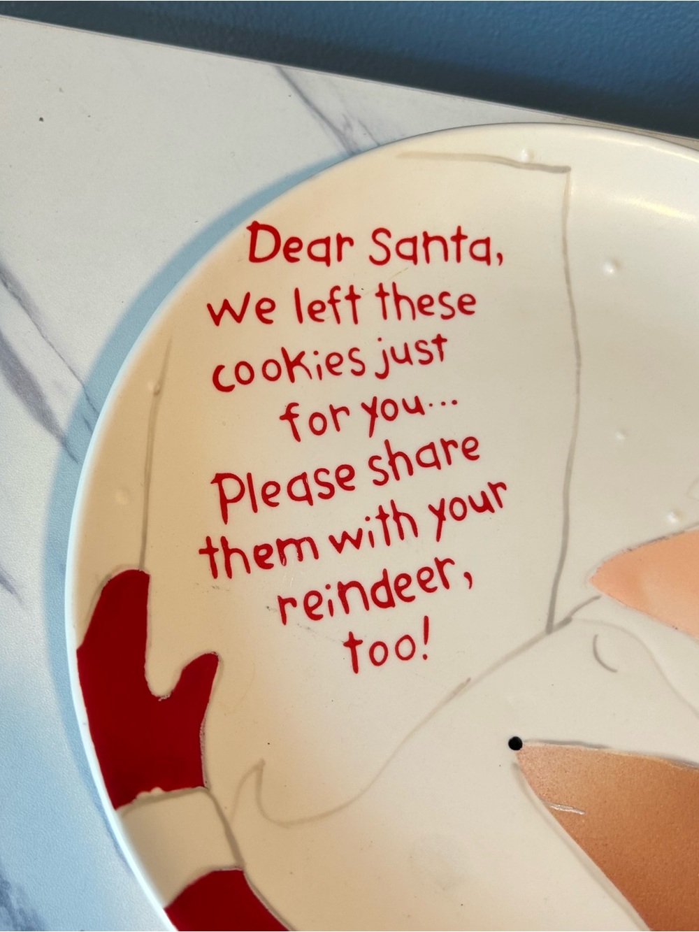 ⭐️ 5 for $25⭐️hallmark Santa Claus cookie plate - Picture 11 of 11